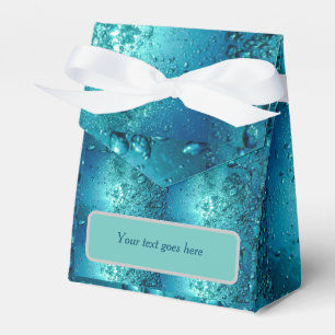 Water droplets favor box you can personalize