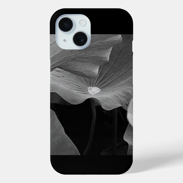 Water droplets landing on lotus leaves Case-Mate iPhone case (Back)