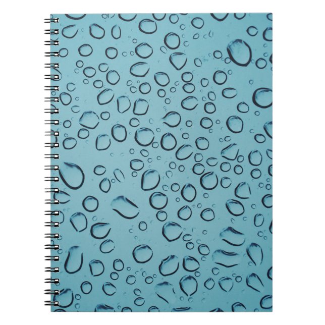 Water droplets notebook (Front)