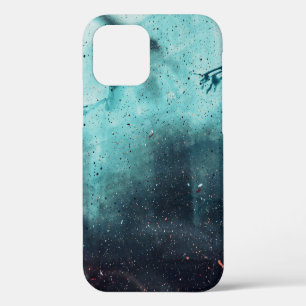 Water droplets on glass window iPhone 12 case