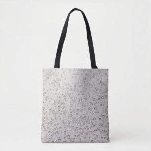 Water droplets tote bag