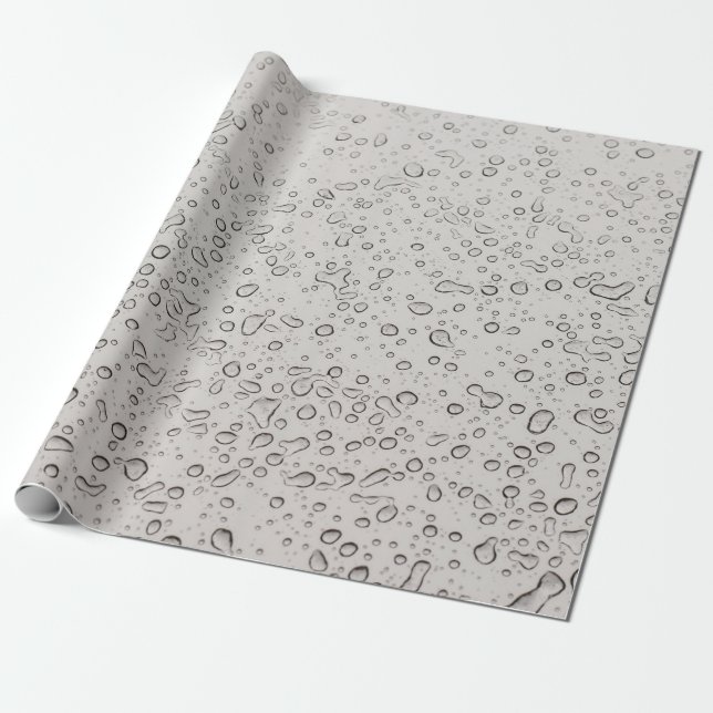 Water droplets wrapping paper (Unrolled)