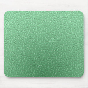 Water Drops - green Mouse Pad