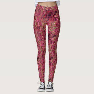 Water drops in f sharp abstract leggings
