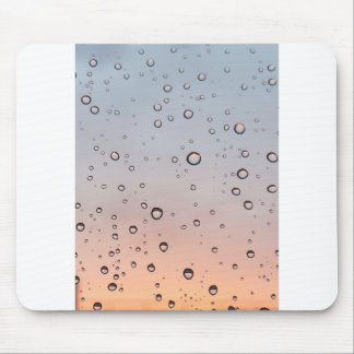 Water drops mouse pad