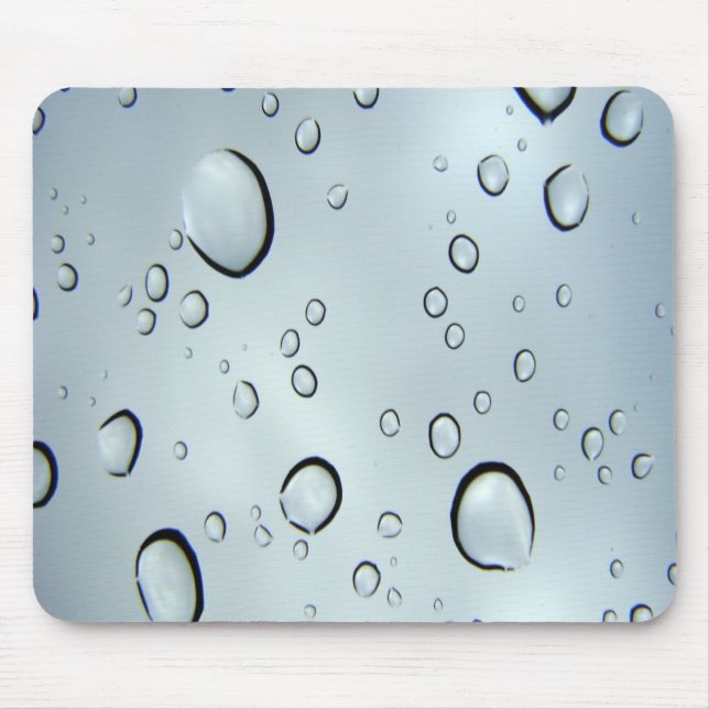 Water Drops Mouse Pad (Front)