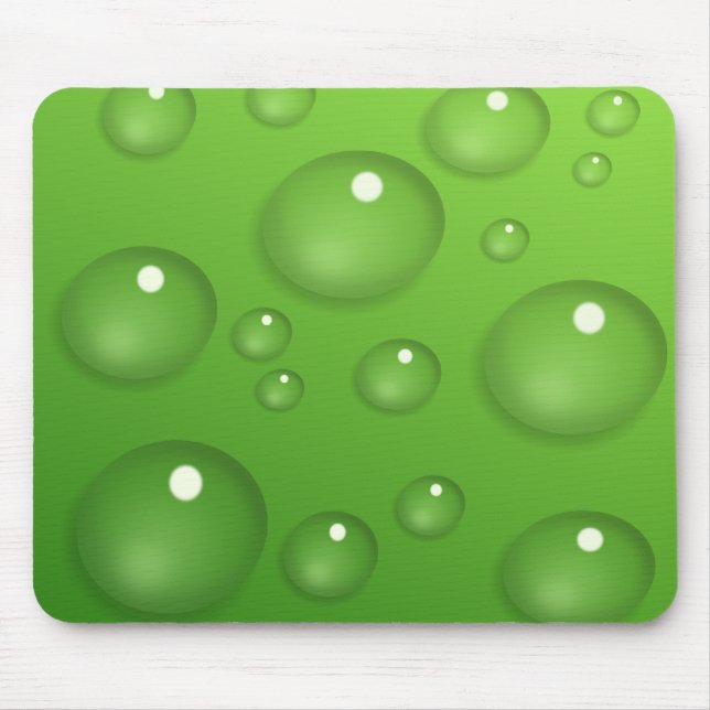 Water Drops Mouse Pad (Front)