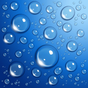 Blue Water Drops Hats Caps Zazzle Au