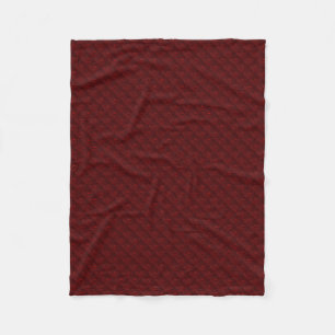 Water Drops on Crimson Metal Fleece Blanket