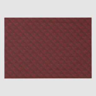 Water Drops on Crimson Metal Tissue Paper