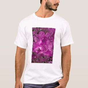 Water drops on flower, California T-Shirt