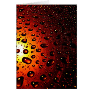 Water Drops on Glass