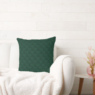 Water Drops on Green Metal Cushion