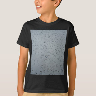 Water Drops on Window, Rain Wallpaper Background T-Shirt