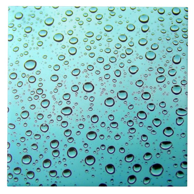 Water drops on window tile (Front)