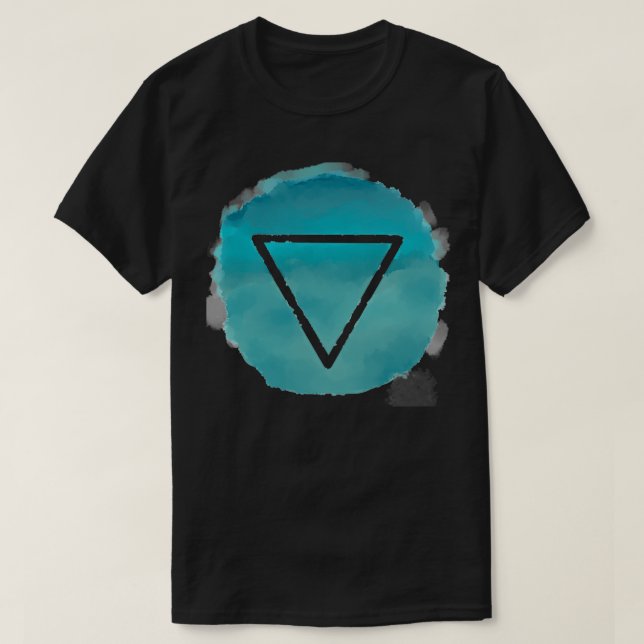 Water Elemental Symbol T-Shirt (Design Front)