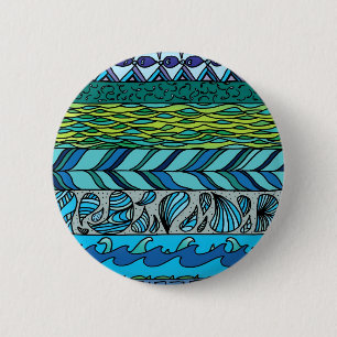 Water Elements 6 Cm Round Badge