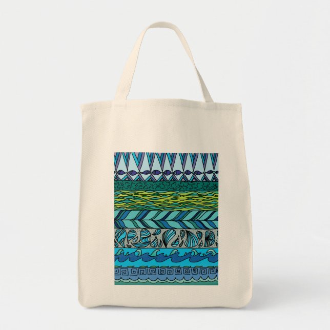 Water  Elements ~ grocery tote (Front)
