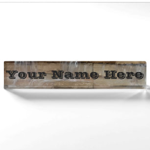 Water Fall Name Plate
