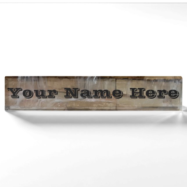 Water Fall Name Plate (Front)