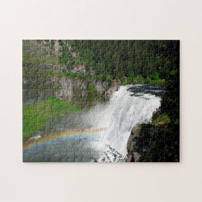 Water Falls Idaho. Jigsaw Puzzle (Horizontal)