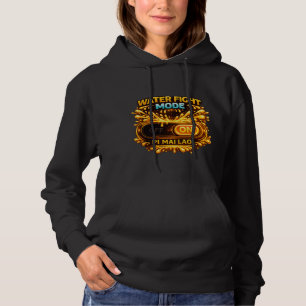 Water Fight Mode ON (Gaming Style) Hoodie