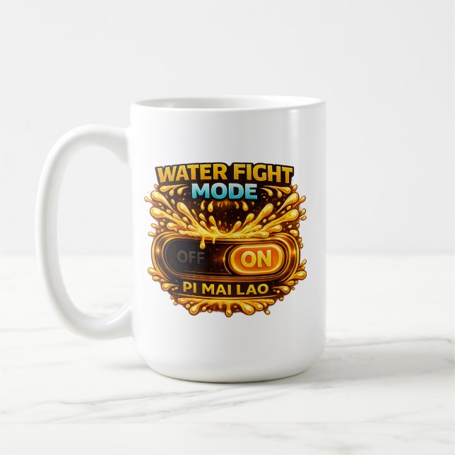 Water Fight Mode ON (Gaming Style) Mug (Left)
