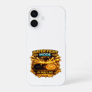 Water Fight Mode ON – Pi Mai Lao Festival Gaming iPhone 16 Case