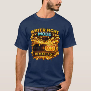 Water Fight Mode ON – Pi Mai Lao Festival Gaming T-Shirt