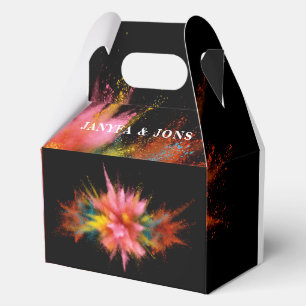 water floewr favour box