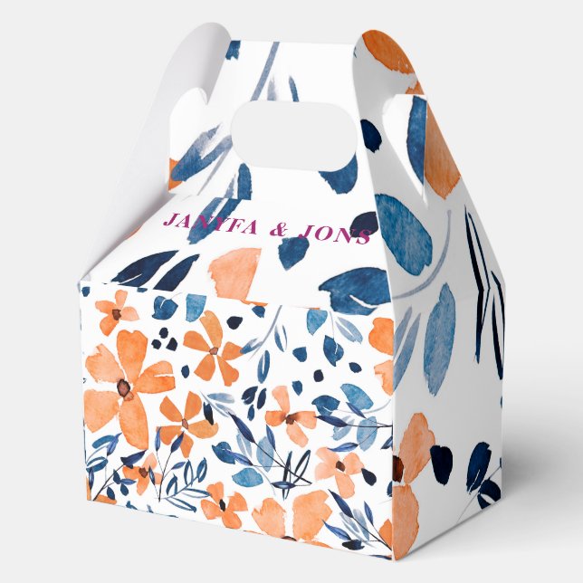 water floewr favour box (Front)