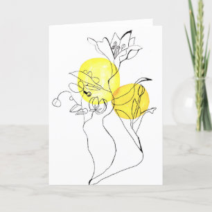 Water Flower Card