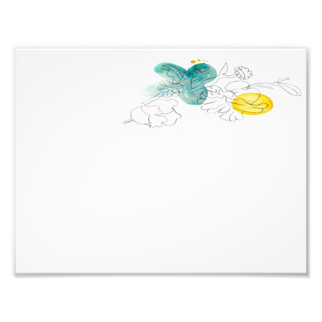 Water Flowers Print (Front)