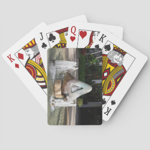 Water Fountain Playing Cards