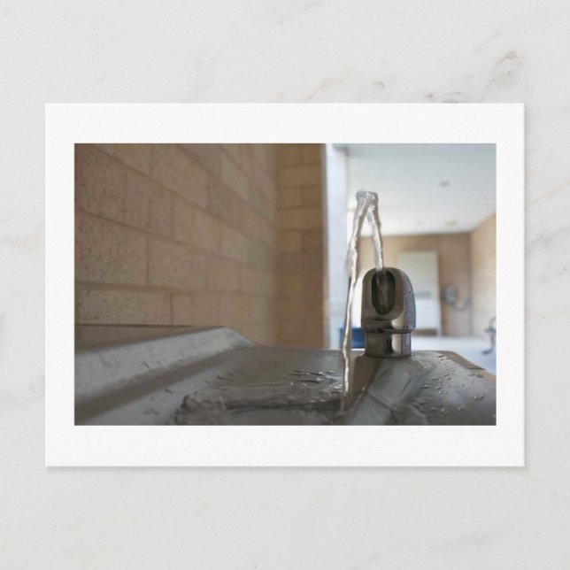 Water Fountain Postcard (Front)