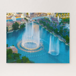 Water Fountains in Las Vegas Jigsaw Puzzle