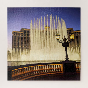Water Fountains in Las Vegas Jigsaw Puzzle
