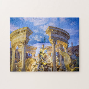 Water Fountains in Las Vegas Jigsaw Puzzle