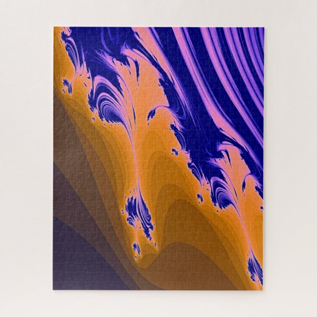WATER FRACTAL  JIGSAW PUZZLE (Vertical)