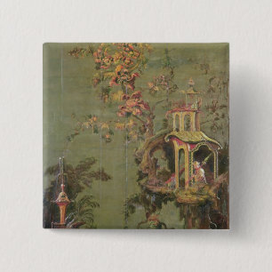 Water, from a series of panels depicting 15 cm square badge