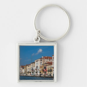 Water Front Along The Grand Canal Of Venice Key Ring