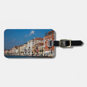 Water Front Along The Grand Canal Of Venice Luggage Tag