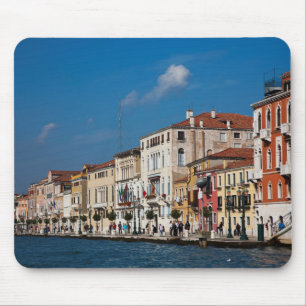 Water Front Along The Grand Canal Of Venice Mouse Pad