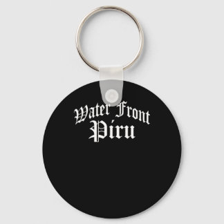 Water Front Piru Sticker  Key Ring