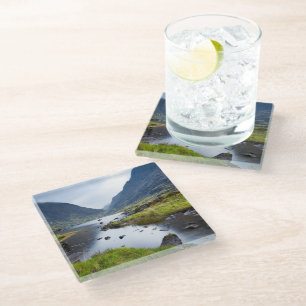 Water Gap of Dunloe County Kerry Ireland Glass Coaster