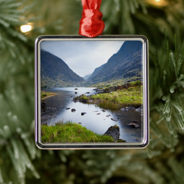 Water | Gap of Dunloe County Kerry Ireland Metal Ornament (Tree)