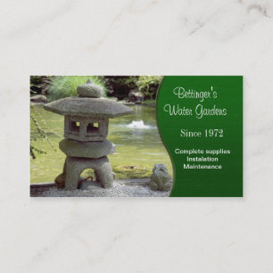 Water Garden Business Card