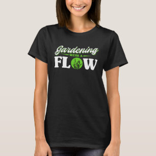Water Gardening Gardening with a flow Garden Pond T-Shirt
