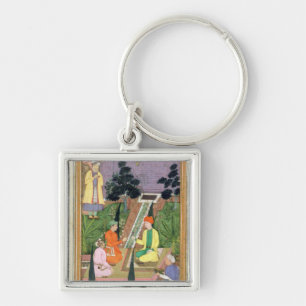 Water gardens, from the Clive Album (gouache on pa Key Ring