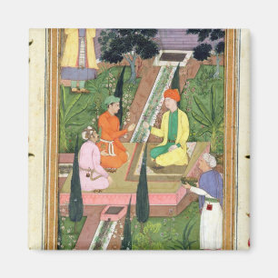 Water gardens, from the Clive Album (gouache on pa Magnet